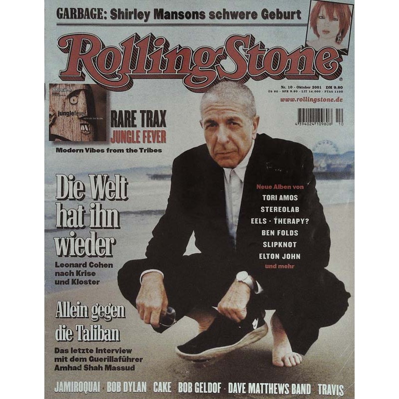 Rolling Stone Nr.10 / Oktober 2001 & CD Vol. 20 - Leonard Cohen