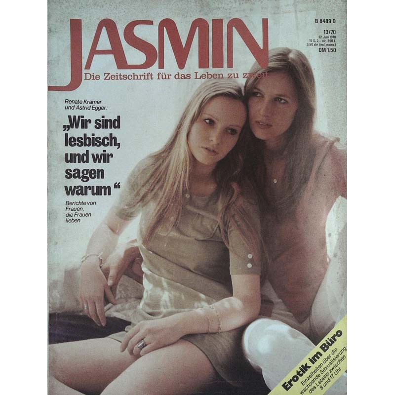 Jasmin Heft Nr.13 / 22 Juni 1970 - Wir sind lesbisch