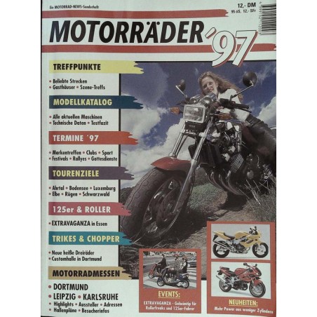 Motorräder 1997 - Der Treffpunkte Katalog
