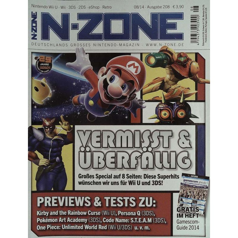N-Zone 8/2014 - Ausgabe 208 - Vermisst und überfällig