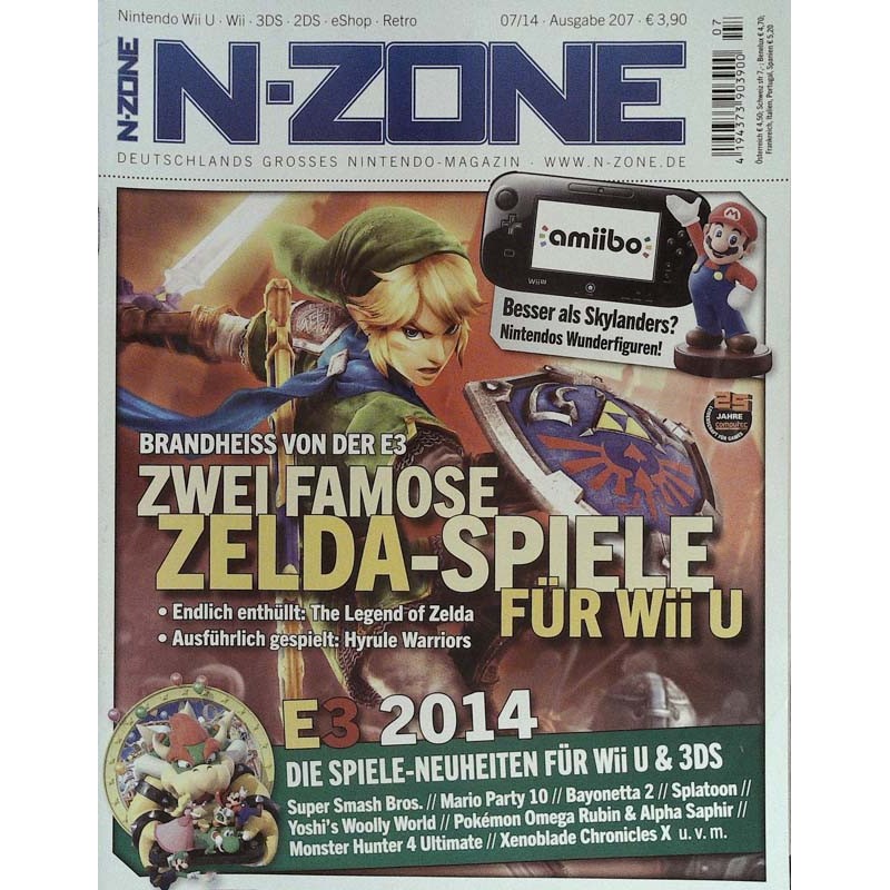 N-Zone 7/2014 - Ausgabe 207 - Zelda-Spiele für Wii U
