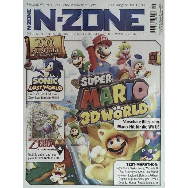 N-Zone 12/2013 - Ausgabe 200 - Super Mario 3D World