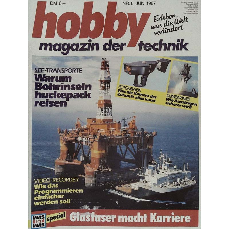 Hobby Nr.6 / Juni 1987 - See Transporte