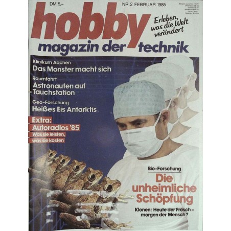 Hobby Nr.2 / Februar 1985 - Bio-Forschung