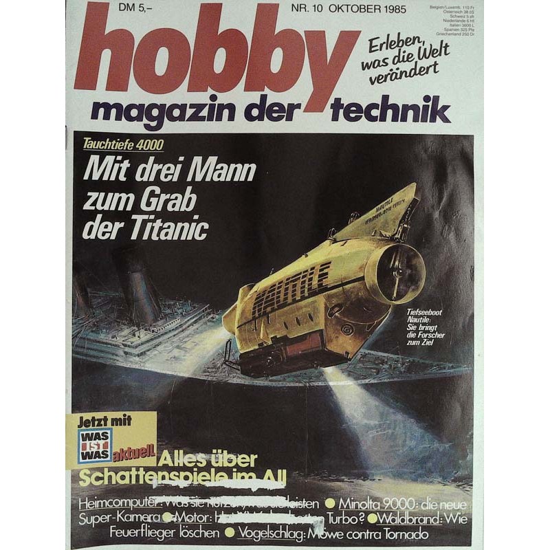 Hobby Nr.10 / Oktober 1985 - Tauchtiefe 4000