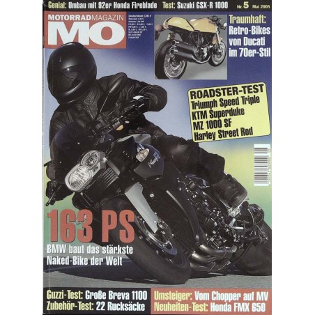 MO Heft 5 / Mai 2005 - Naked-Bike BMW