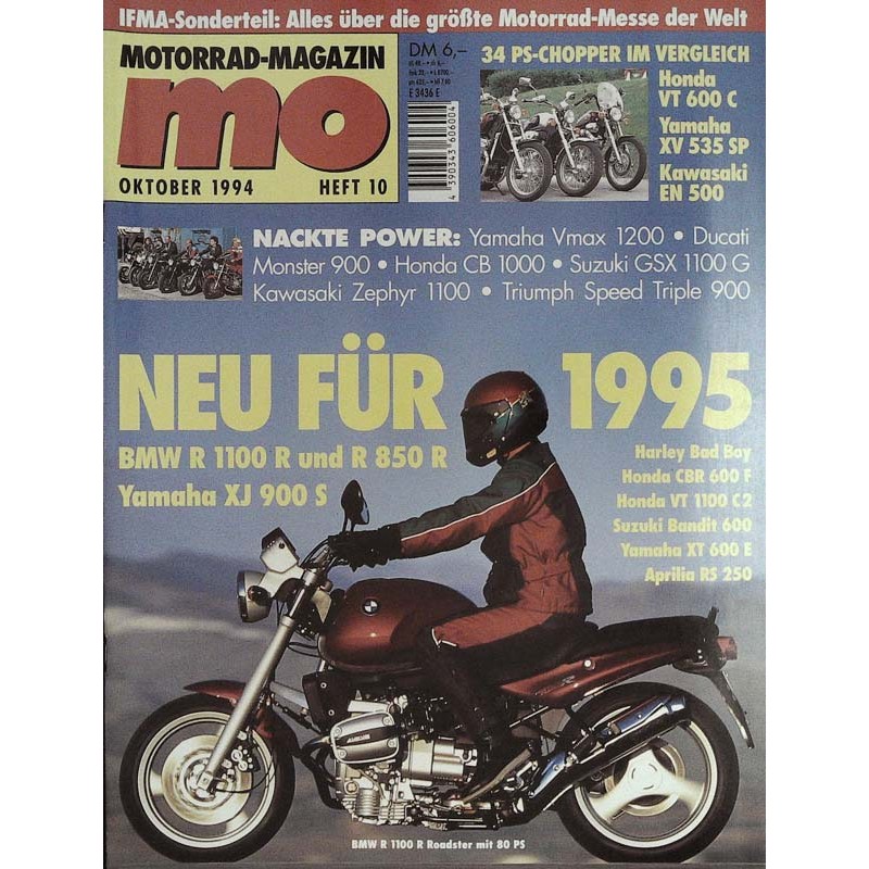 MO Heft 10 / Oktober 1994 - Neu für 1995