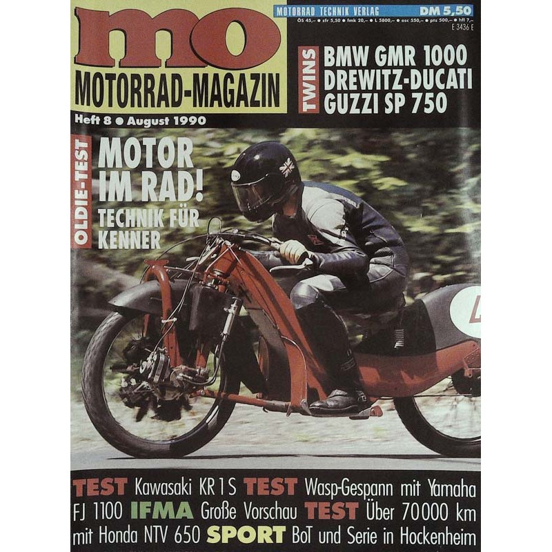 MO Heft 8 / August 1990 - Motor im Rad!