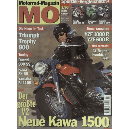 MO Heft 3 / März 1996 - Neue Kawasaki 1500