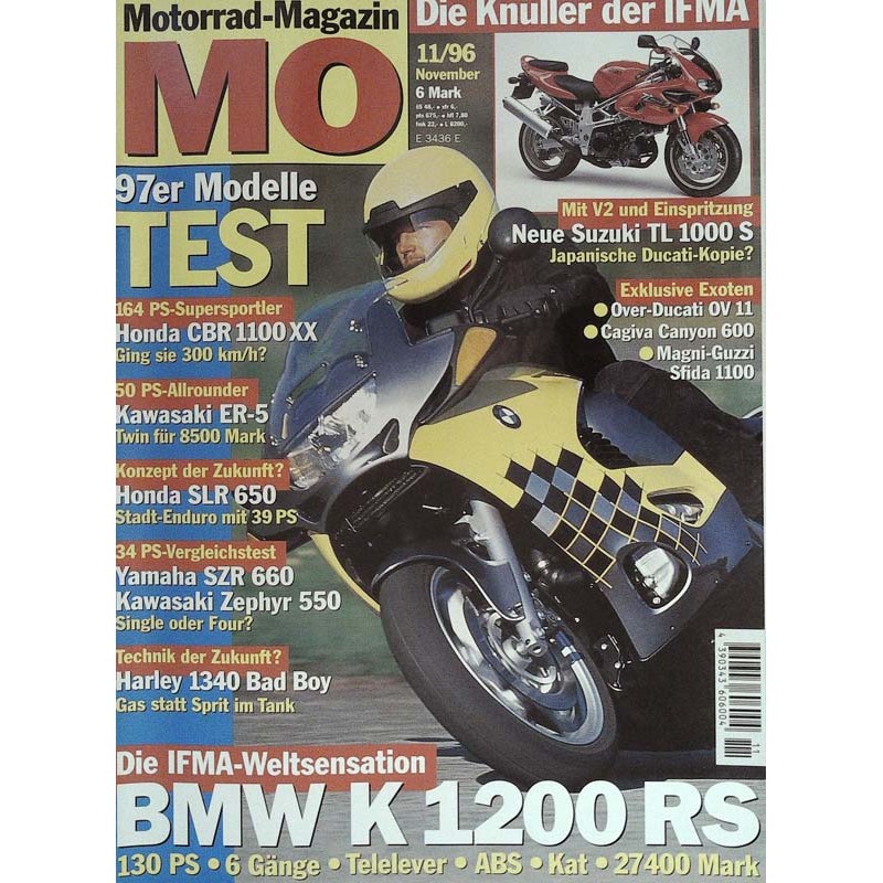 MO Heft 11 / November 1996 - BMW K 1200 RS