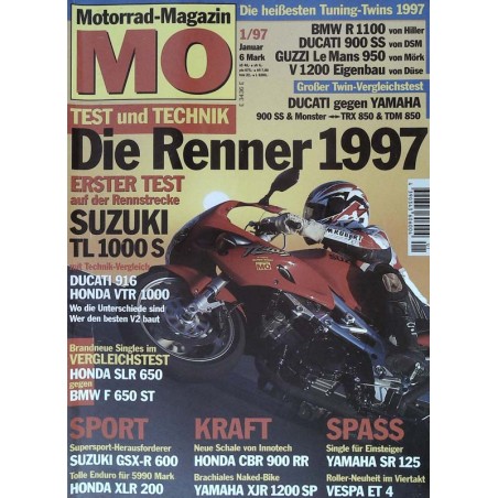 MO Heft 1 / Januar 1997 - Suzuki TL 1000 S