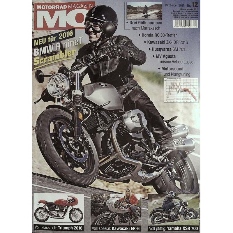 MO Heft 12 / Dezember 2015 - BMW R nineT Scrambler