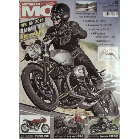 MO Heft 12 / Dezember 2015 - BMW R nineT Scrambler