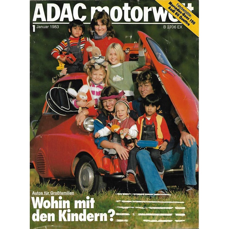 ADAC Motorwelt Heft.1 / Januar 1983 - Wohin mit den Kindern?