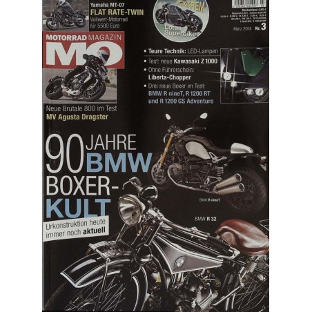 MO Heft 3 / März 2014 - 90 Jahre BMW Boxerkult