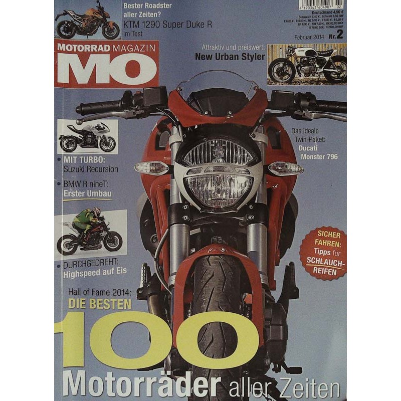 MO Heft 2 / Februar 2014 - Ducati Monster 796