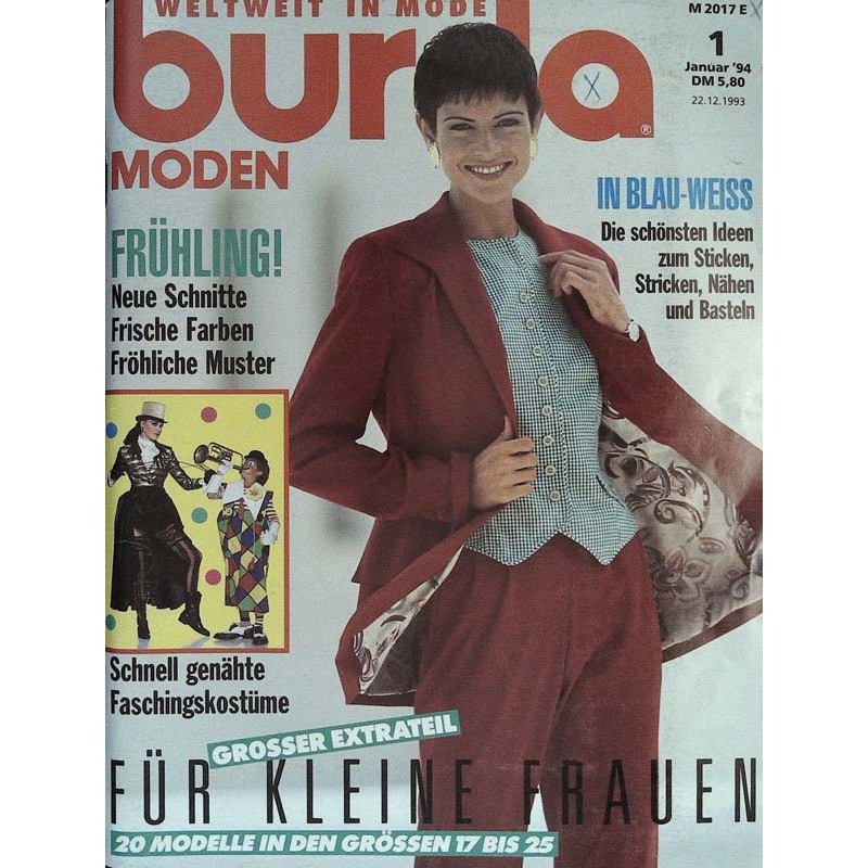 burda Moden 1/Januar 1994 - Modell Victoria Laws