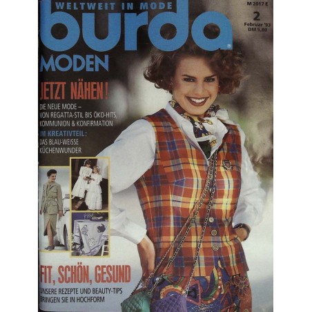 burda Mode 2/Februar 1993 - Jetzt nähen!