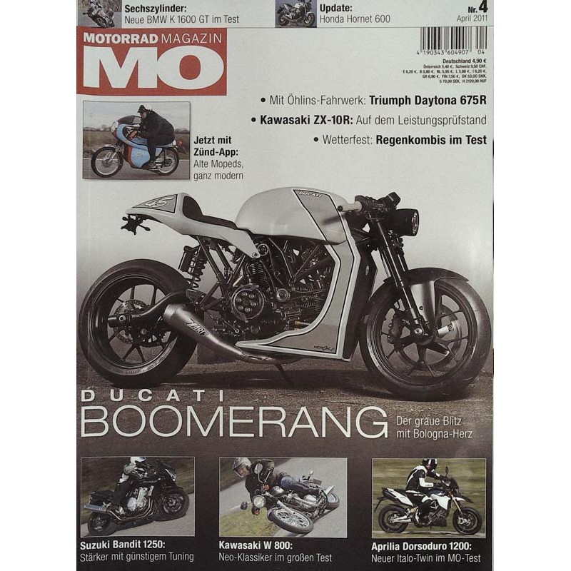 MO Heft 4 / April 2011 - Ducati Boomerang