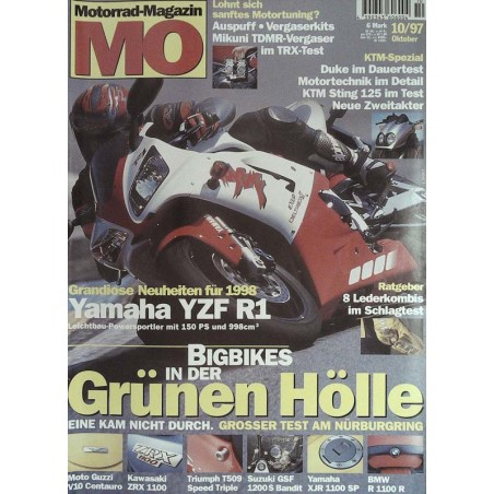 MO Heft 10 / Oktober 1997 - Yamaha YZF R1