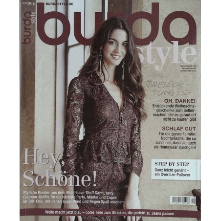 burda Moden 12/Dezember 2016 - Hey, Schöne!