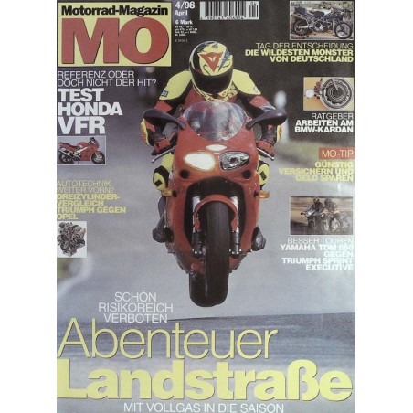 MO Heft 4 / April 1998 - Abenteuer Landstraße