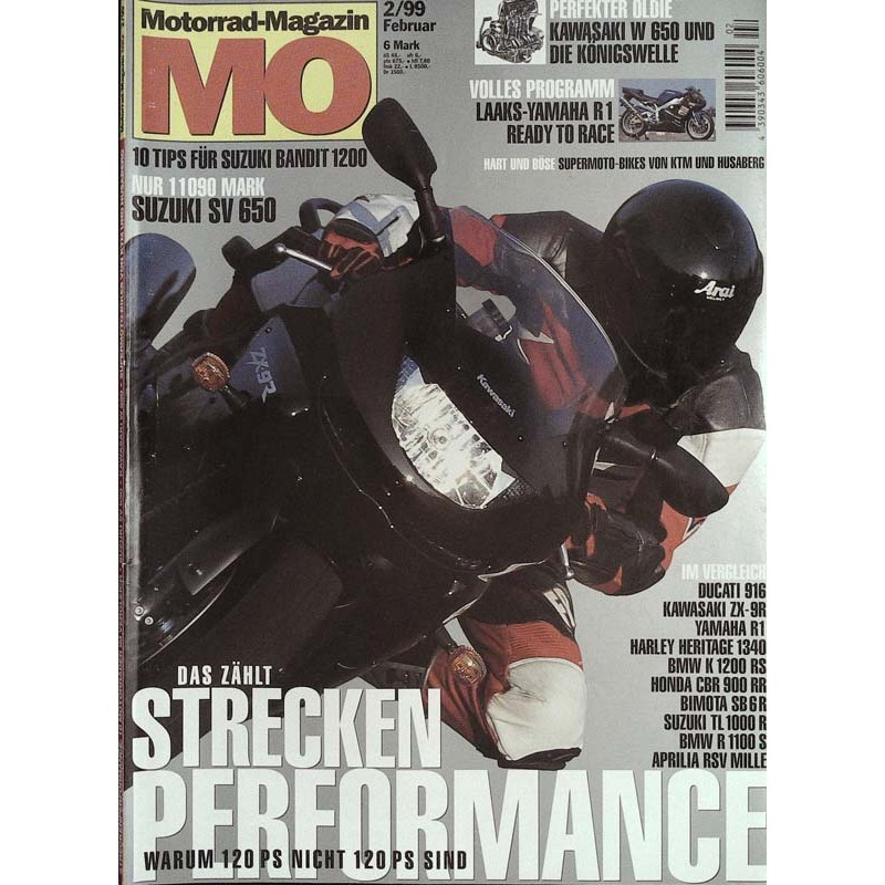 MO Heft 2 / Februar 1999 - Kawasaki ZX-9R