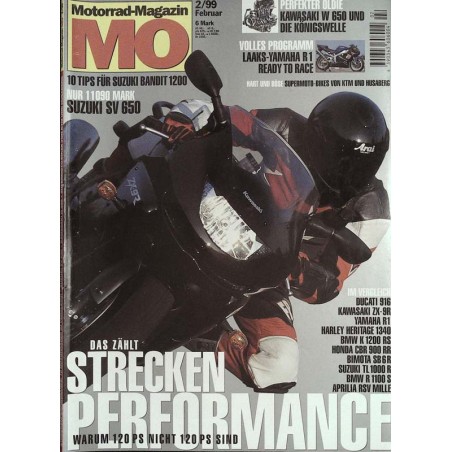 MO Heft 2 / Februar 1999 - Kawasaki ZX-9R