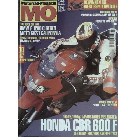 MO Heft 1 / Januar 1999 - Honda CBR 600 F