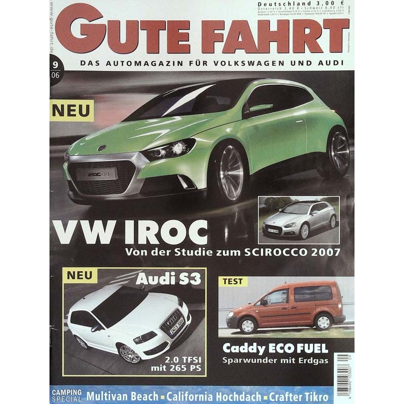 Gute Fahrt Heft 9 / September 2006 - VW Iroc