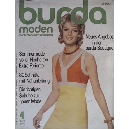 burda Moden 4/April 1971 - Burda Boutique