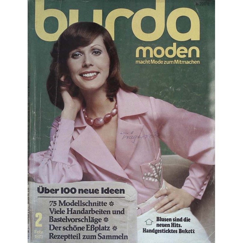 burda Moden 2/Februar 1973 - Neue Hits Blusen