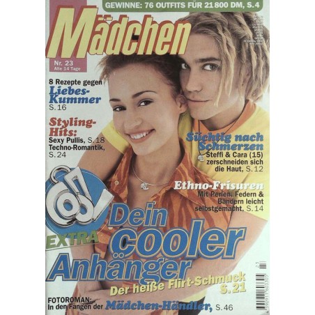 Mädchen Nr.23 / 26 Oktober 1996 - Ethno Frisuren
