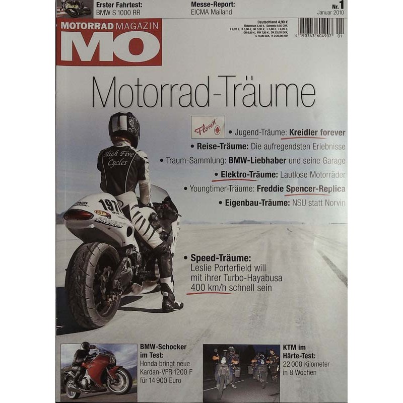 MO Heft 1 / Januar 2010 - Motorrad Träume