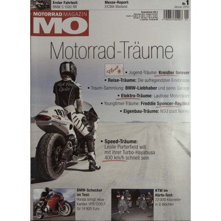 MO Heft 1 / Januar 2010 - Motorrad Träume