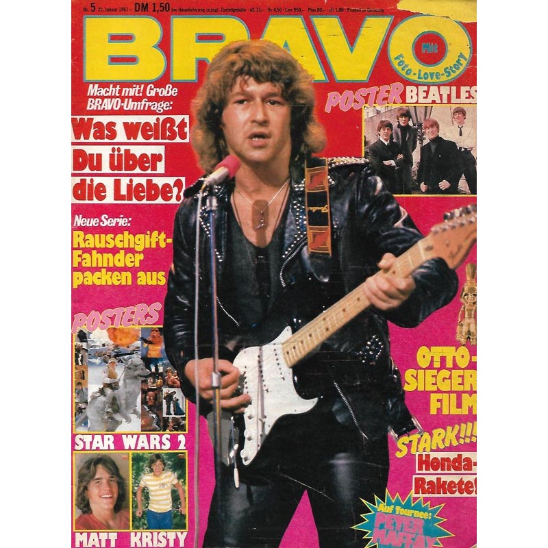 BRAVO Nr.5 / 22 Januar 1981 - Peter Maffay
