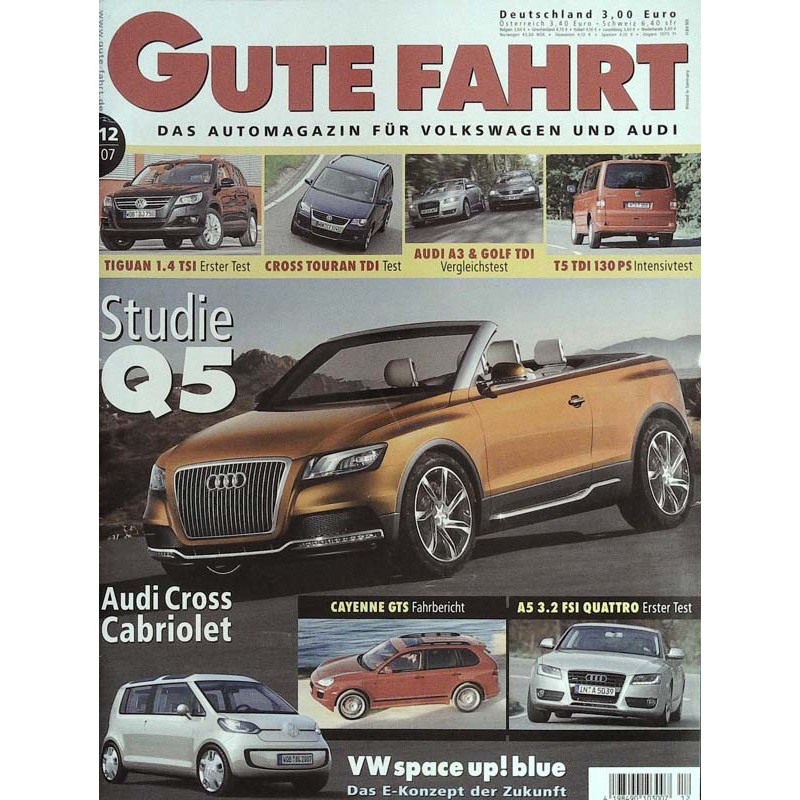 Gute Fahrt Heft 12 / Dezember 2007 - Studie Audi Q5
