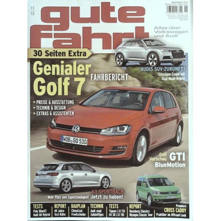 Gute Fahrt Heft 11 / November 2012 - Genialer Golf 7