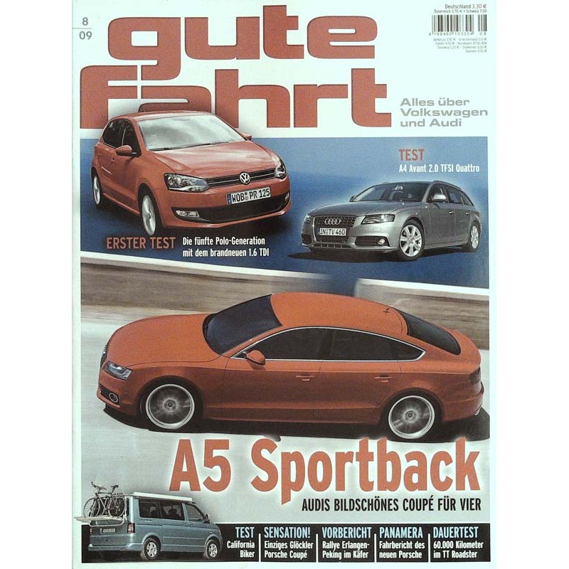 Gute Fahrt Heft 8 / August 2009 - Audi A5 Sportback