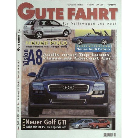 Gute Fahrt Heft 10 / Oktober 2001 - Vision Audi A8