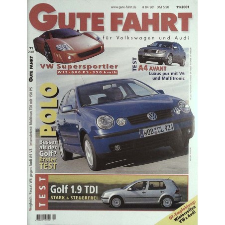 Gute Fahrt Heft 11 / November 2001 - VW Polo