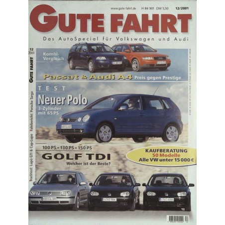 Gute Fahrt Heft 12 / Dezember 2001 - Test Neuer Polo