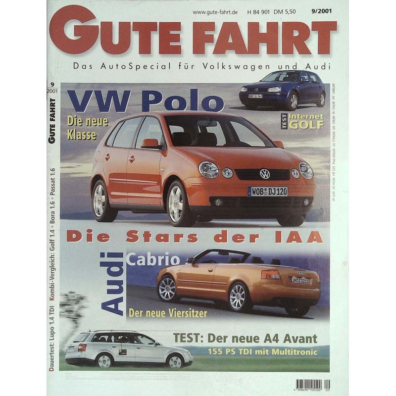 Gute Fahrt Heft 9 / September 2001 - Die Stars der IAA