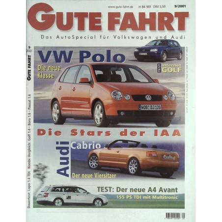 Gute Fahrt Heft 9 / September 2001 - Die Stars der IAA
