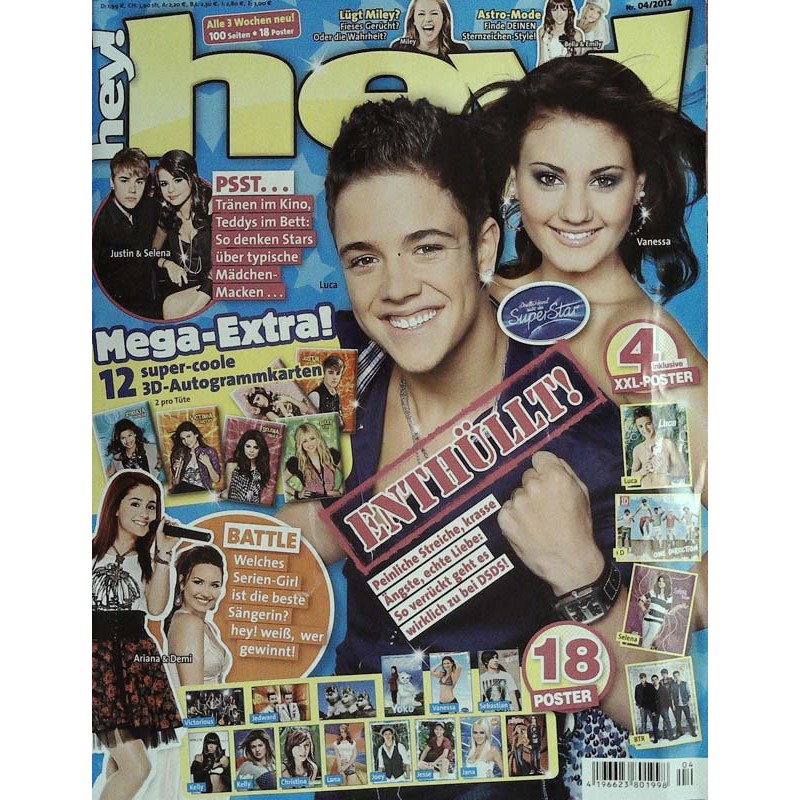 hey! Nr.04 / 2012 - DSDS enthüllt!