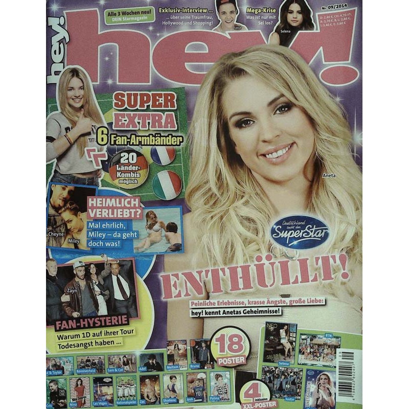 hey! Nr.09 / 2014 - DSDS Aneta Sablik