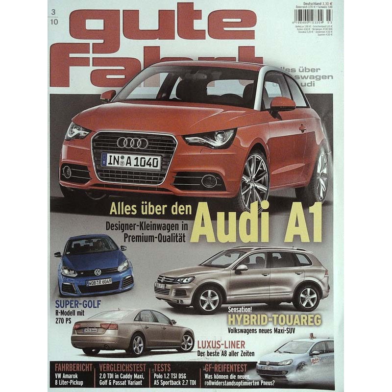 Gute Fahrt Heft 3 / März 2010 - Audi A1