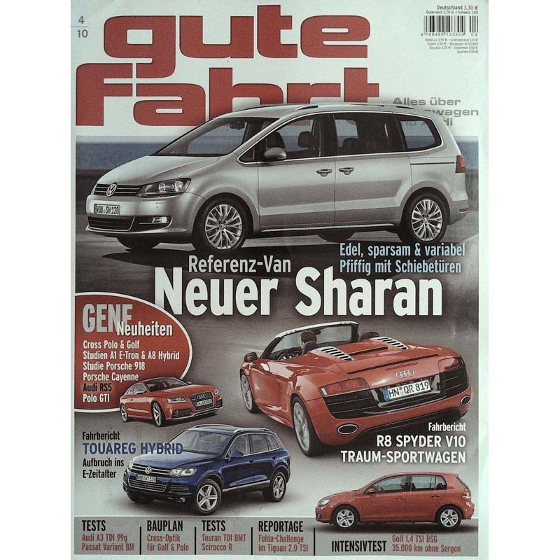 Gute Fahrt Heft 4 / April 2010 - Neuer VW Sharan