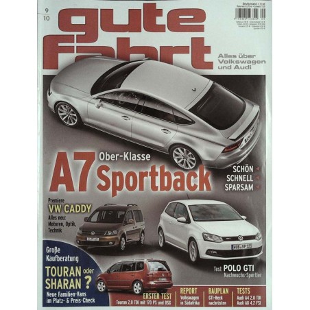 Gute Fahrt Heft 9 / September 2010 - Audi A7 Sportback