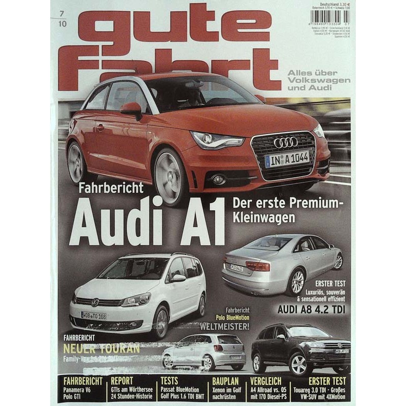 Gute Fahrt Heft 7 / Juli 2010 - Fahrbericht Audi A1